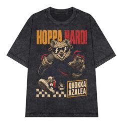 Áo thun Hoppa Hard Wash - graphic tee oversized NVC