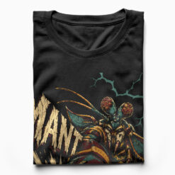 Áo thun Mantis Shrimp Black - cận cảnh chất vải