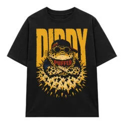 Áo thun Diddy Puffer Black - graphic tee oversized NVC