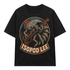 Áo thun Isopod Lee Black - graphic tee oversized NVC