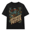 Áo thun Octopus Potter Black - graphic tee oversized NVC