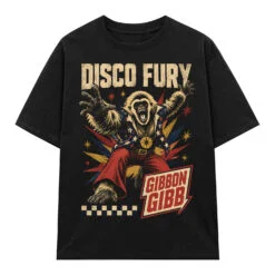 Áo thun Disco Fury Black - graphic tee oversized NVC