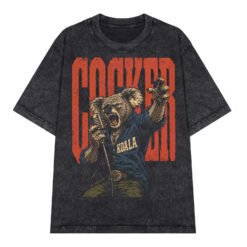 Áo thun Cocker Koala Wash - graphic tee oversized NVC