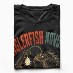 Áo thun Anglerfish Novoselic Black - cận cảnh chất vải