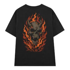 Áo thun Burn It Down Black - graphic tee oversized NVC