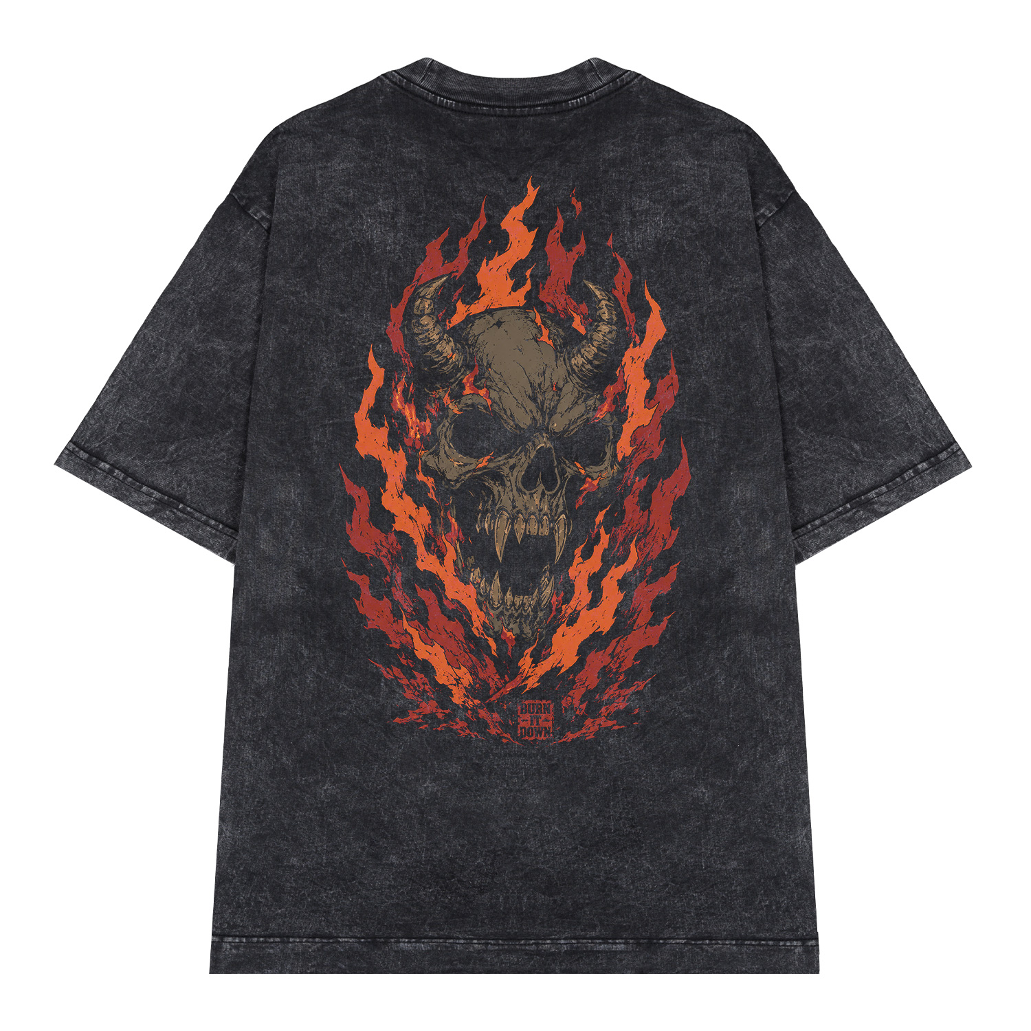 Áo thun Burn It Down Wash - graphic tee oversized NVC