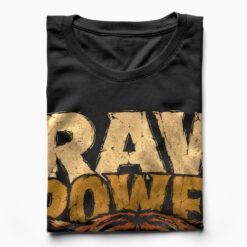 Áo thun Raw Power Black - cận cảnh chất vải