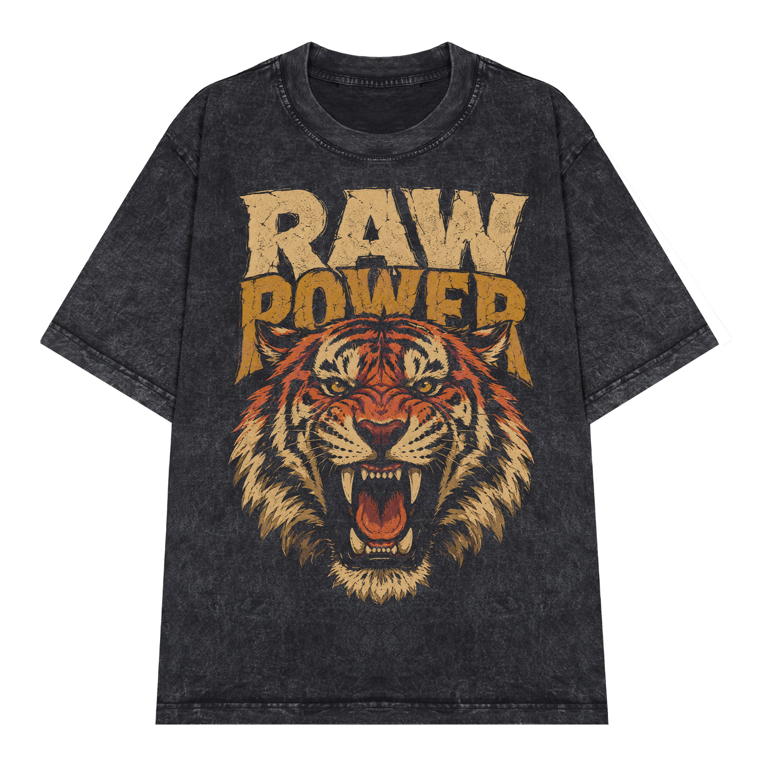 Áo thun Raw Power Wash - graphic tee oversized NVC