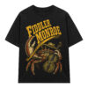 Áo thun Fiddler Monroe Black - graphic tee oversized NVC