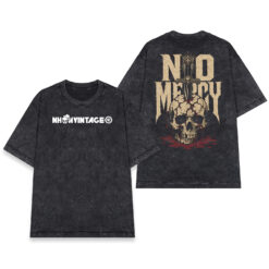 Áo thun No Mercy Wash - mặt trước và mặt sau