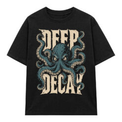 Áo thun Deep Decay Black - graphic tee oversized NVC