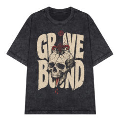 Áo thun Grave Bound Wash - graphic tee oversized NVC