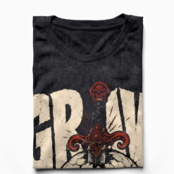 Áo thun Grave Bound Wash - cận cảnh chất vải
