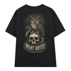Áo thun Night Watch Black - graphic tee oversized NVC