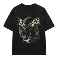 Áo thun Bad Omen Black - graphic tee oversized NVC