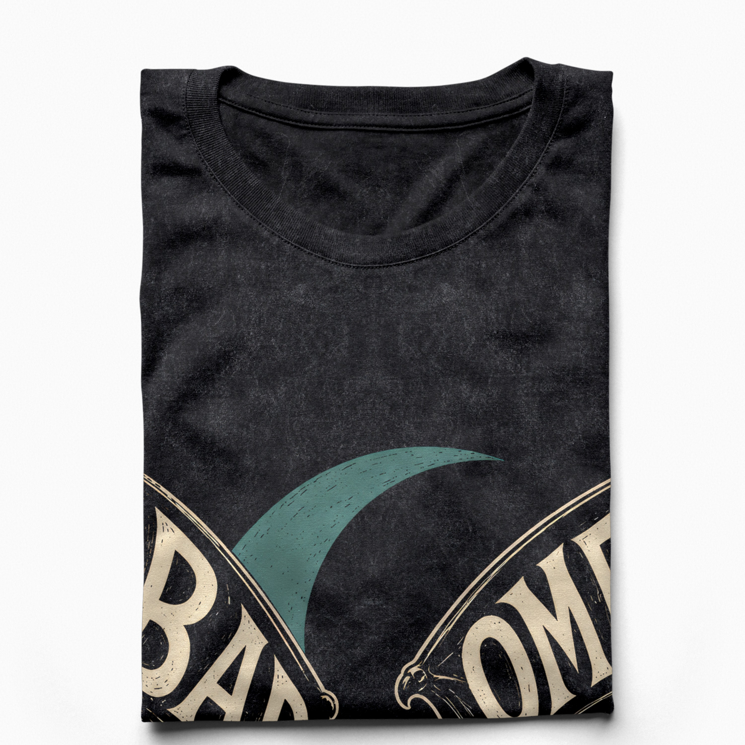 Áo thun Bad Omen Wash - cận cảnh chất vải