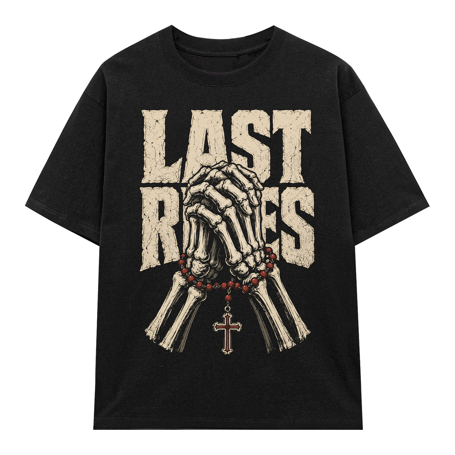 Áo thun Last Rites Black - graphic tee oversized NVC
