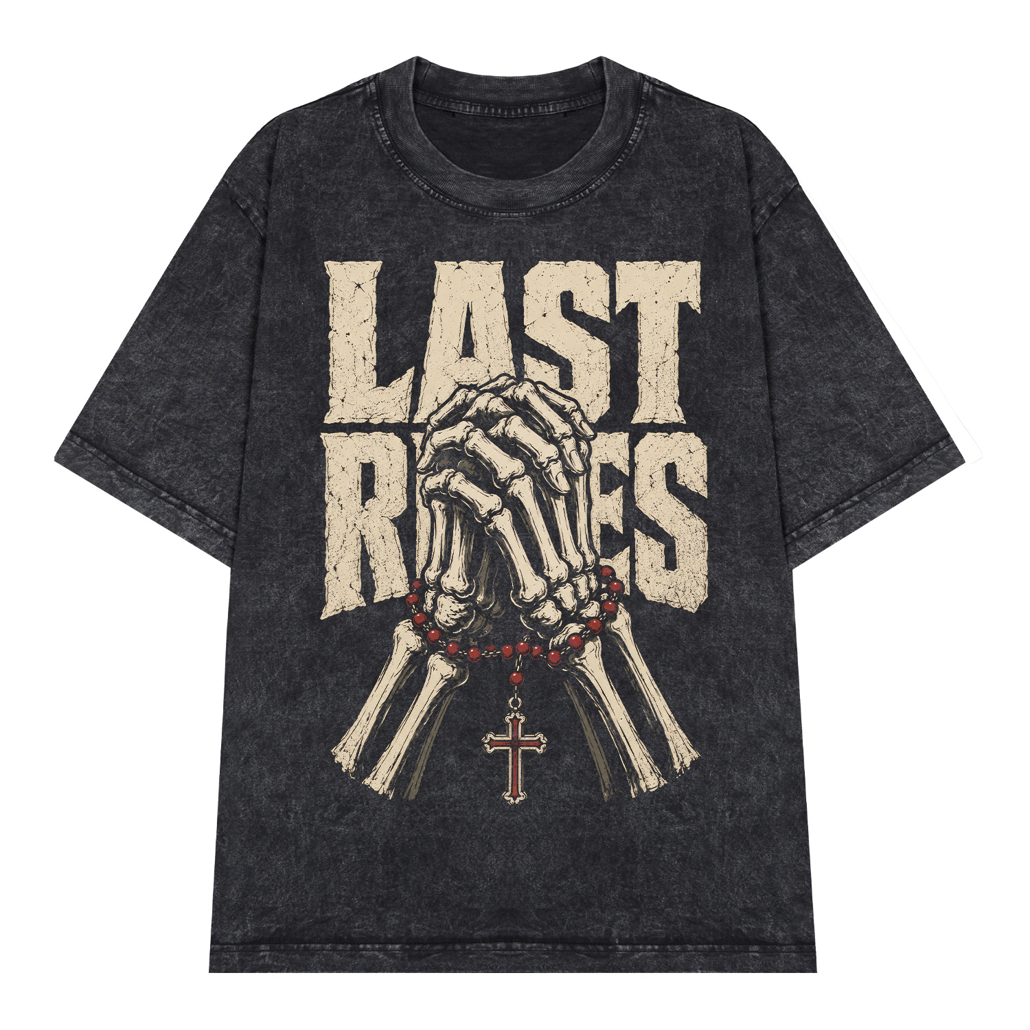 Áo thun Last Rites Wash - graphic tee oversized NVC
