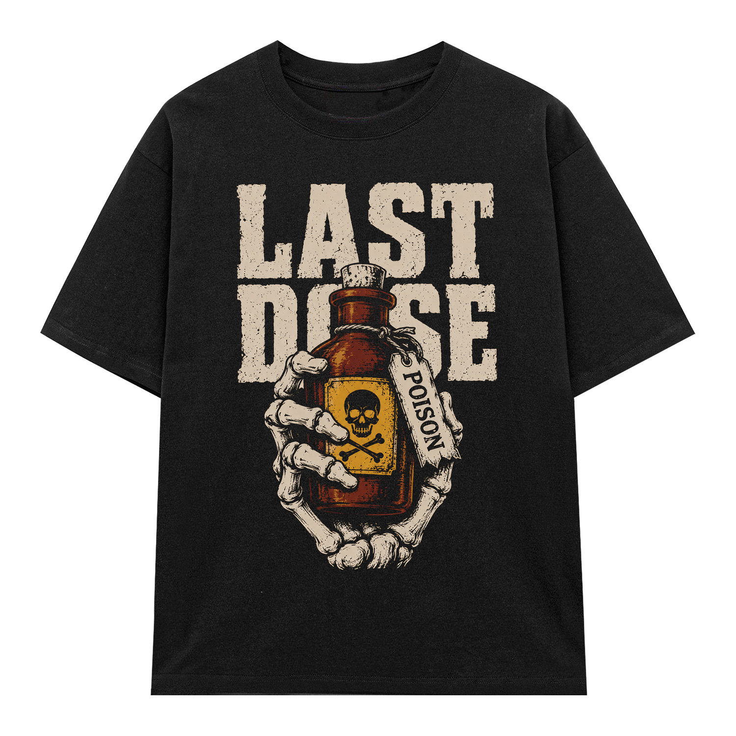 Áo thun Last Dose Black - graphic tee oversized NVC