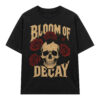 Áo thun Bloom of Decay Black - graphic tee oversized NVC