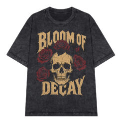 Áo thun Bloom of Decay Wash - graphic tee oversized NVC