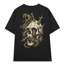 Áo thun Thorn Coil Black - graphic tee oversized NVC