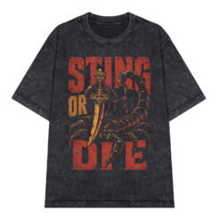 Áo thun Sting or Die Wash - graphic tee oversized NVC