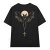 Áo thun Night Rosary Black - graphic tee oversized NVC