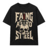 Áo thun Fang and Steel Black - graphic tee oversized NVC
