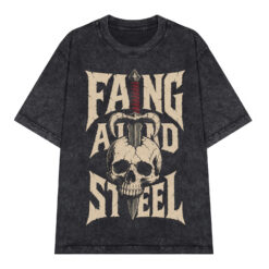 Áo thun Fang and Steel Wash - graphic tee oversized NVC