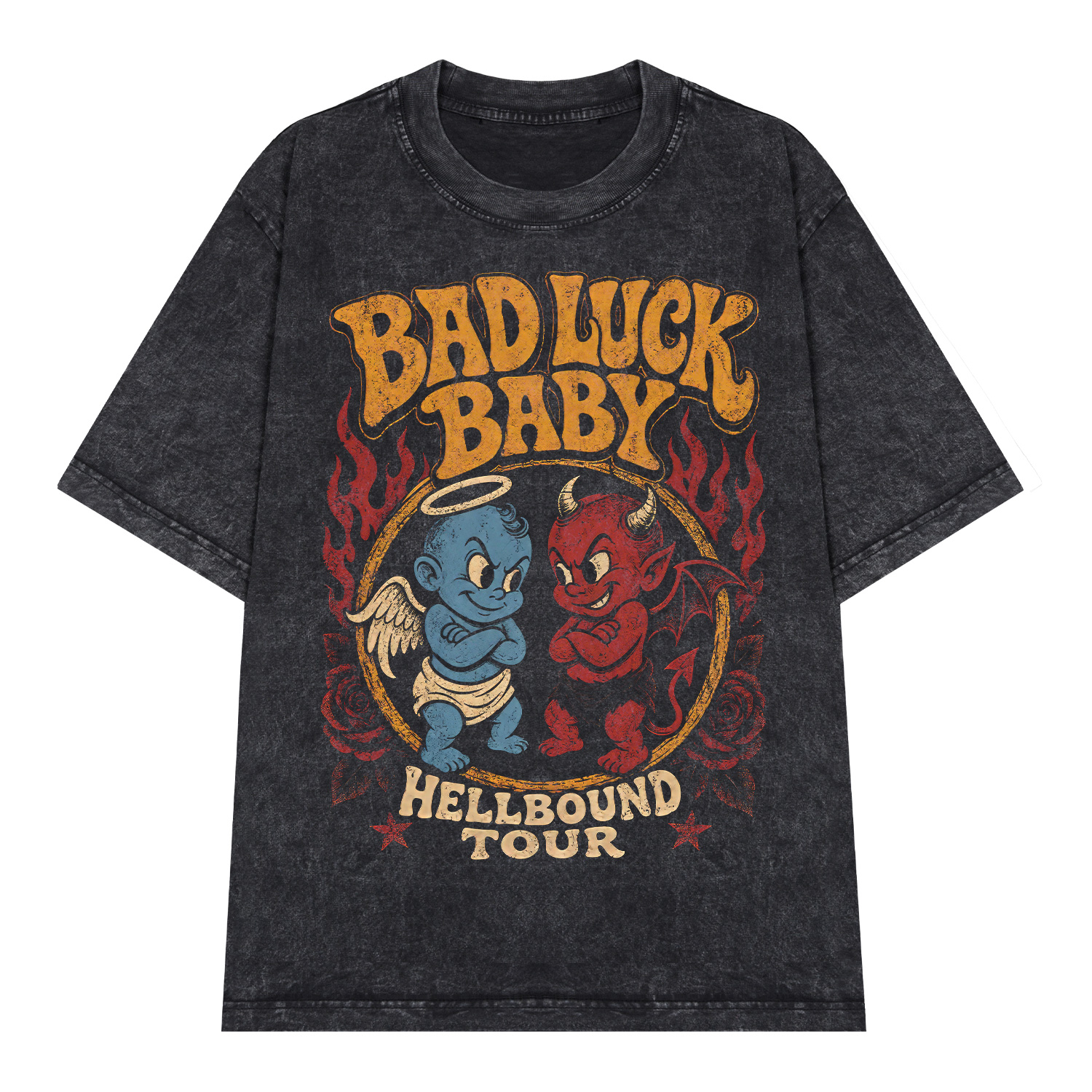Áo thun Bad Luck Baby Wash - graphic tee oversized NVC