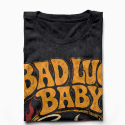 Áo thun Bad Luck Baby Wash - cận cảnh chất vải