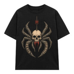 Áo thun Death Spinner Black - graphic tee oversized NVC