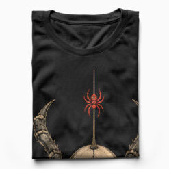 Áo thun Death Spinner Black - cận cảnh chất vải