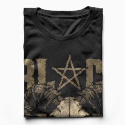 Áo thun Black Metal Black - cận cảnh chất vải