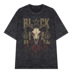 Áo thun Black Metal Wash - graphic tee oversized NVC