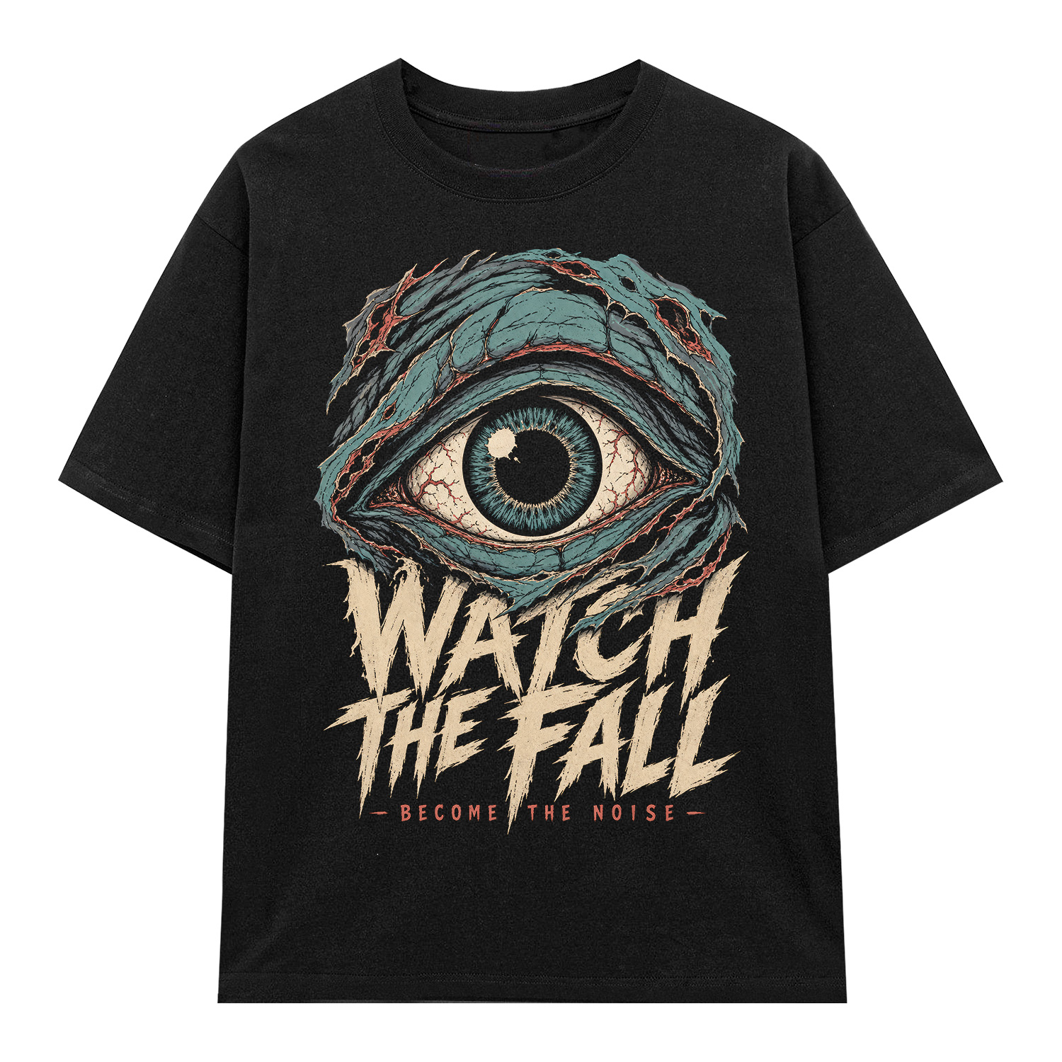 Áo thun Watch The Fall Black - graphic tee oversized NVC