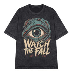 Áo thun Watch The Fall Wash - graphic tee oversized NVC