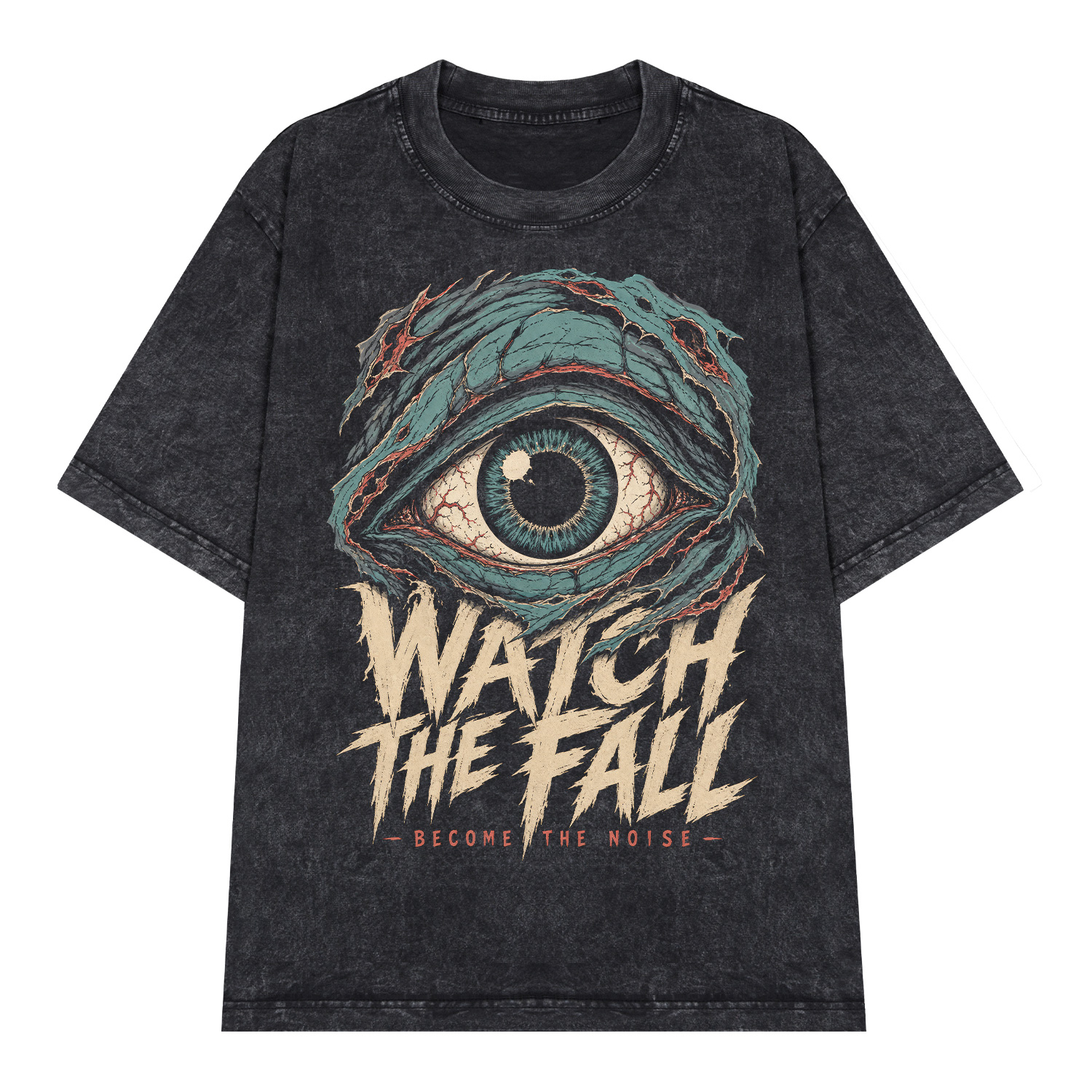 Áo thun Watch The Fall Wash - graphic tee oversized NVC