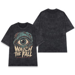 Áo thun Watch The Fall Wash - mặt trước và mặt sau