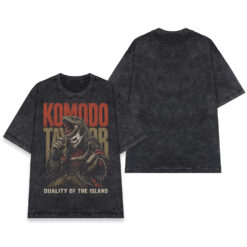 Áo thun Komodo Taylor Wash - mặt trước và mặt sau