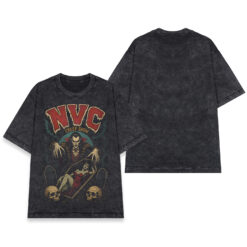 Áo thun NVC Creep Show Wash - mặt trước và mặt sau