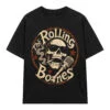 Áo thun The Rolling Bones Black - graphic tee oversized NVC