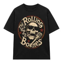 Áo thun The Rolling Bones Black - graphic tee oversized NVC