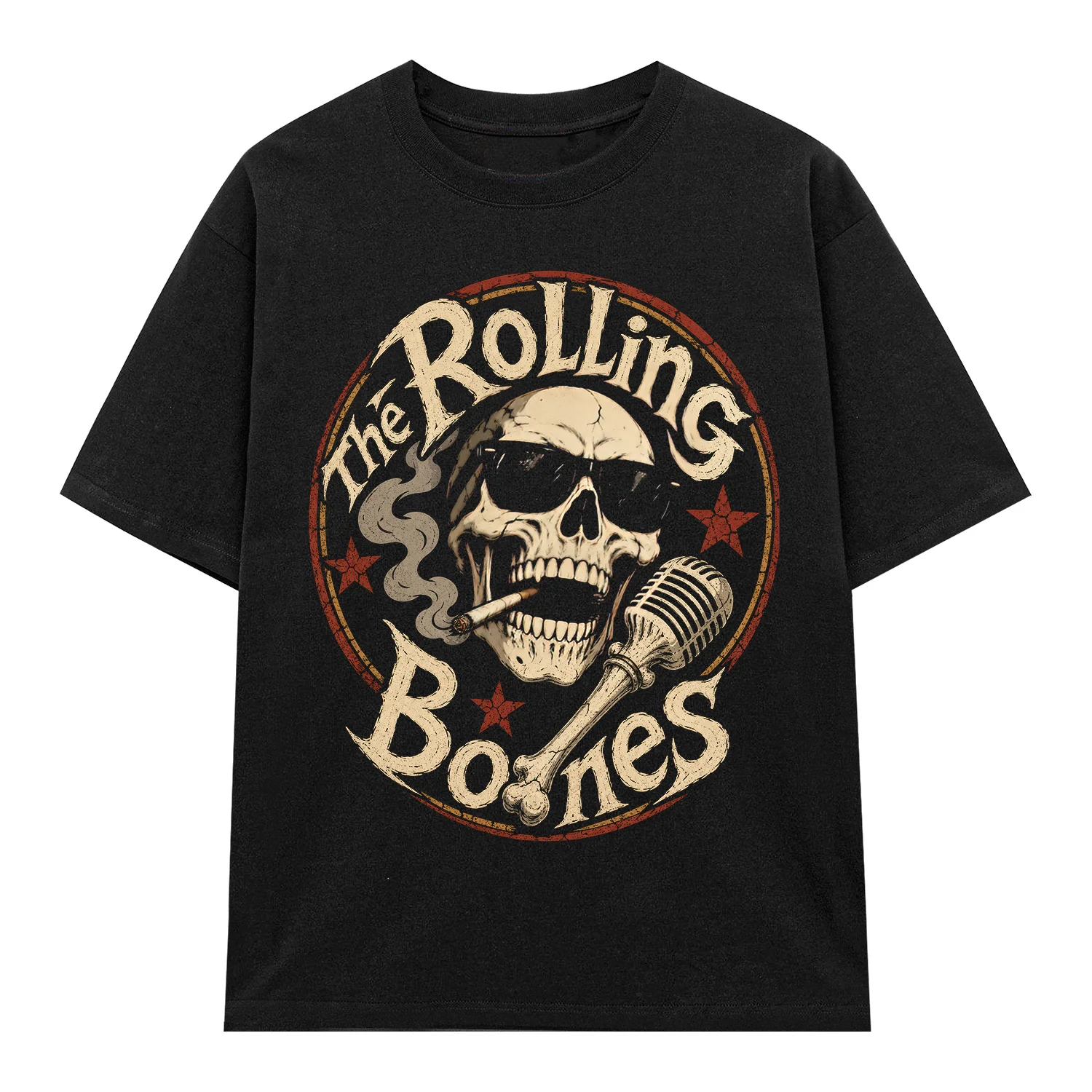 Áo thun The Rolling Bones Black - graphic tee oversized NVC