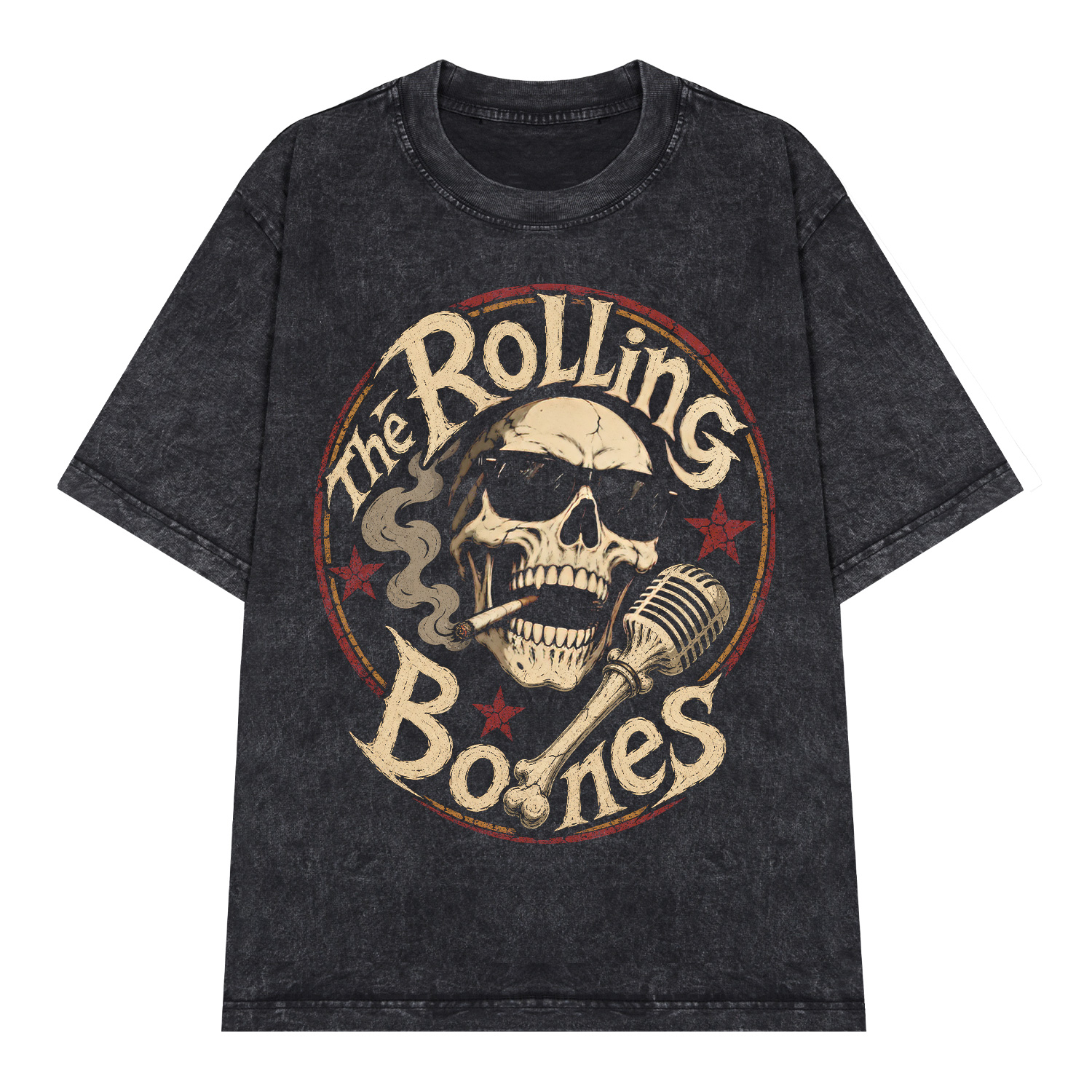 Áo thun The Rolling Bones Wash - graphic tee oversized NVC