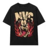 Áo thun NVC Wild Grin Black - graphic tee oversized NVC