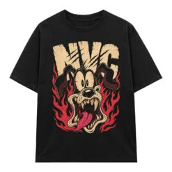 Áo thun NVC Wild Grin Black - graphic tee oversized NVC