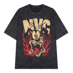 Áo thun NVC Wild Grin Wash - graphic tee oversized NVC