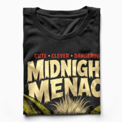 Áo thun Midnight Menace Black - cận cảnh chất vải